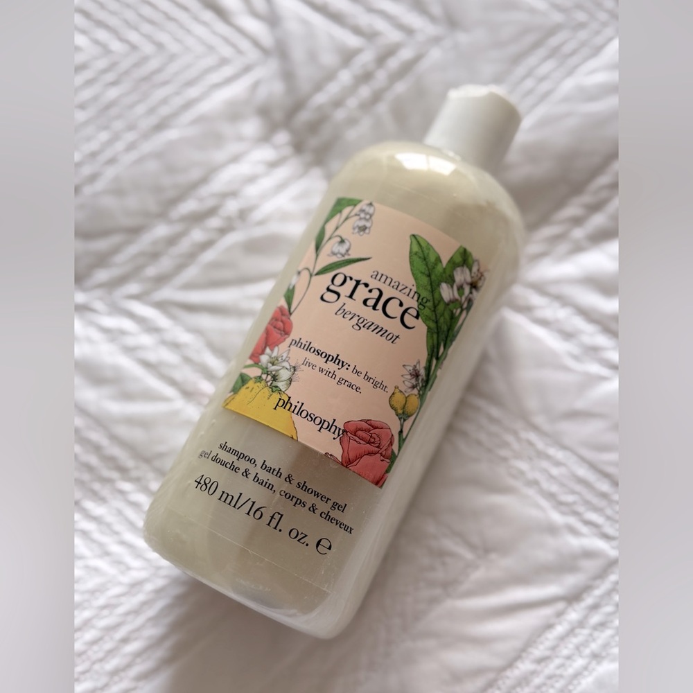 Philosophy Amazing Grace Bergamot Body Wash - Cream Brand New 16 oz.